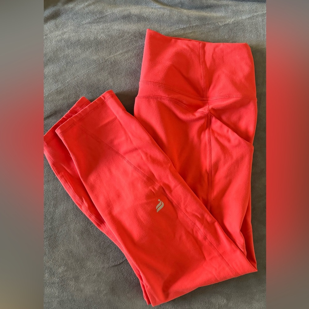 Strawberry red 7/8 Fabletics leggings